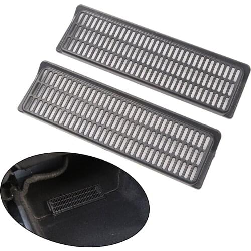 Car Auto Under Seat Air Outlet Vent Cover Anti-blocking Dust Cover Air Flow Vent Protector For Tesla Model Y Black