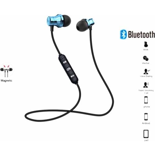 Wireless Bluetooth Earphone Stereo Headphones Sport Bluetooth Headset Earbuds Magnetic Earpiece with Mic for IPhone Xiaomi