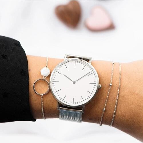 Luxury Rose Gold Watch Women Bracelet Watches Top Brand Ladies Casual Quartz Watch Steel Womens Wristwatch Montre Femme Relogio