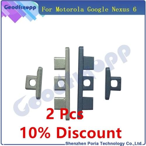 For Motorola Moto Google Nexus 6 XT1100 XT1103 Volume Power Buttons Power Button + Volume Button Side Button Replacement