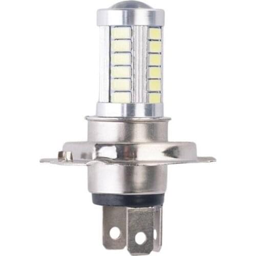 H4 33SMD LED Motorcycle Headlight Bulbs 800LM 6500K Led Moto Motorbike Daytime Running Light Car Lights