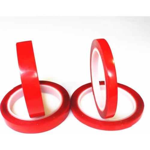 3 m red double-sided adhesive tape High strength Acrylic gel transparent no traces Stickers for auto interior fixed