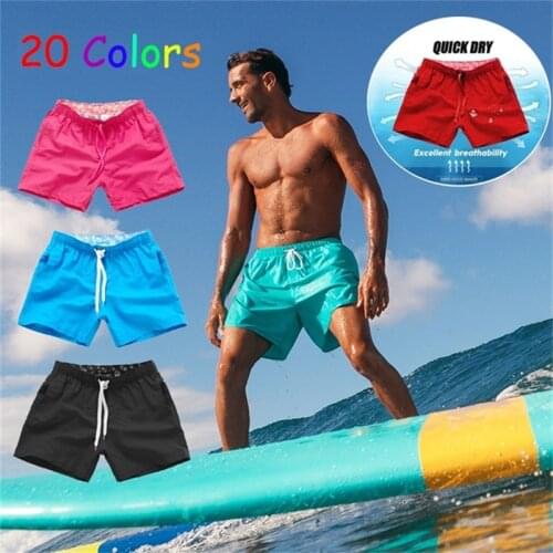 Summer Mens Swimwear Shorts Beachwear Sexy Swimwear Men Trunks Swimsuit Breathable Zwembroek Heren Pantalones Cortos De Hombre