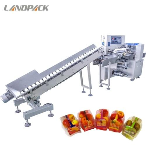 Fruit dedicated packing machine Plastic bag fruit packaging Fast and efficient
