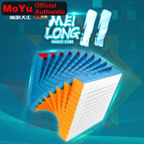 MoYu MeiLong 11 11x11x11 Magic Cube MeiLong11 11x11 Professional Neo Speed Cube Puzzle Antistress Educational Toys