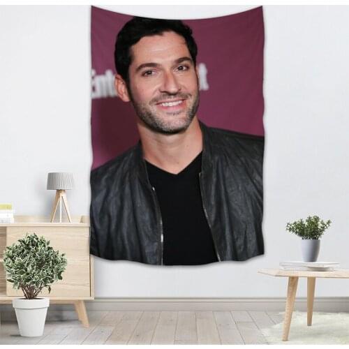Custom Tom Ellis Wall Tapestry Wall Hanging Tarot Custom Tapestry Plant Tapestry Mandala Home Decor More Large Size 0511