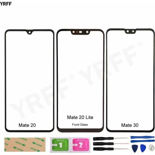 Front Outer Glass Panel For Huawei Mate 30 (No LCD Touch Screen) Front Glass Screen Panel Assembly Parts