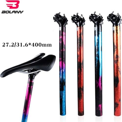 Mountain bike seat tube 26.2/31.6mm aluminum alloy ultralight painted fashion seat tube accessories