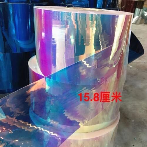 Transparent White AB Sequins Sheet Raw Material Loose PVC Spangles For DIY Wedding Backdrop Paillettes