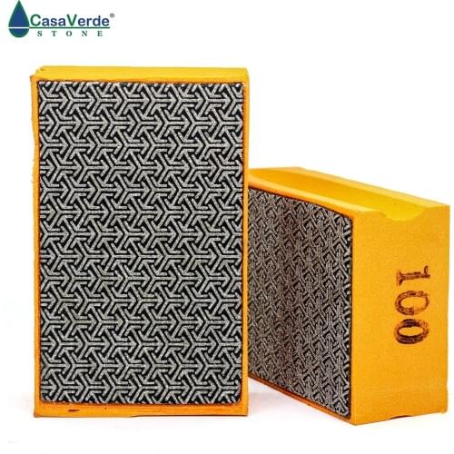 Grit 100# Electroplated hand polishing pad for polishing glass,stone,tiles,aluminum and iron steel