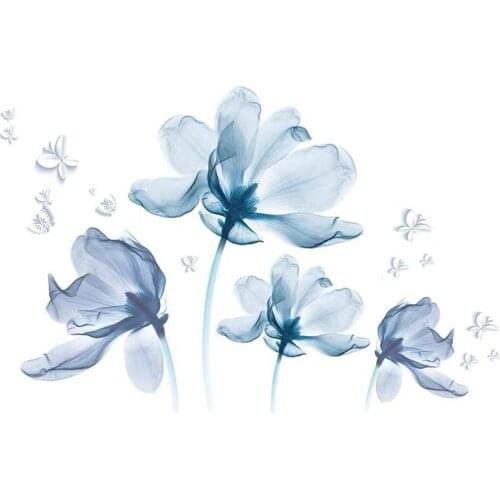 Наклейки цветы на стену Studyset China At AliExpress