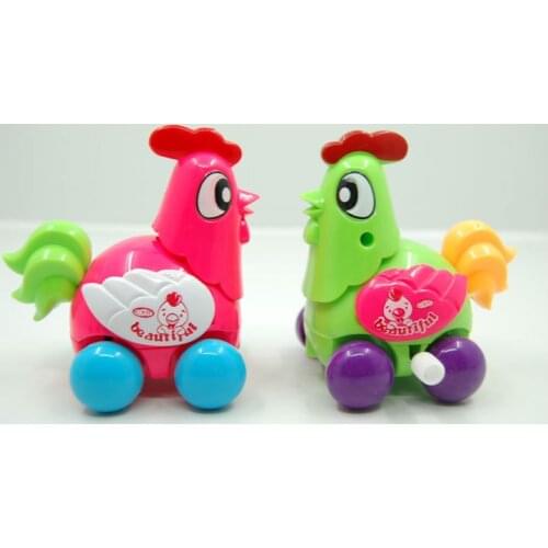 Clockwork Cute Chick On The Chain Clockwork Toy Chicken Little Foolish Night Market Childrens Educational Toys 2021