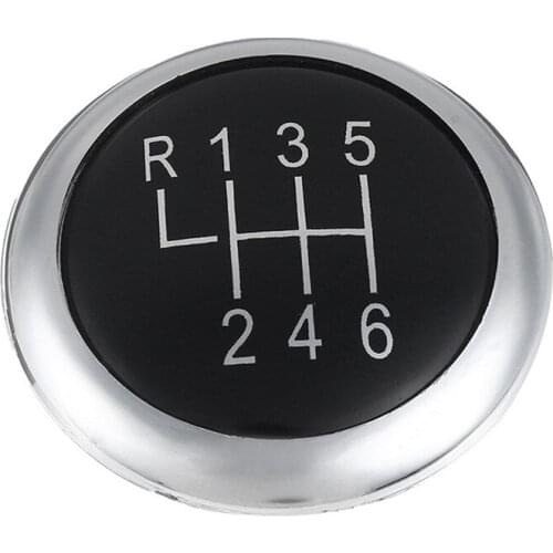 1PCS Gear Shift Knob Cap New 6-Speed Gear Knob Cap Chrome Badge For VW Passat 2005-2014 3C0711144A