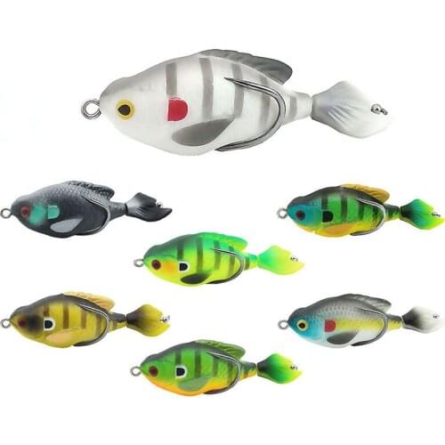 1pcs popper Rotate Tail Crank Fishing Lure Wobbles 7.5cm 8.5g Topwater Soft Baits Artificial Hard Bait Bass Pike Fishing Tackle