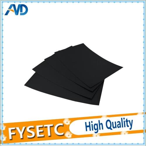 2pcs 232*154mm Black Painter Heated Bed Tape Print Sticker Build Plate Tape For Creator Pro /Dreamer