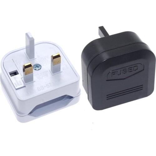 340Pcs European Euro EU 2 Pin to UK 3Pin Power Socket Travel Plug Adapter Converter Wall Charger Adapter Connector New
