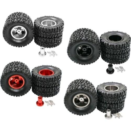 4x Upgrade Track Tire DIY Parts for WPL B14 B24 C14 C24 B36, Q60 Q61 RC