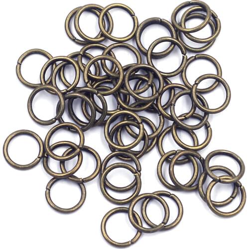 500Pcs Open Jump Rings Round Alloy Bronze Tone For Charm Bracelets Fashion Jewelry DIY Findings 4.5x0.7mm