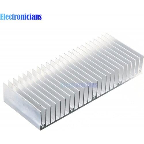 60x150x25mm Silver Aluminum Heatsink Heat Sink for Chip IC LED Electronic Heat Dissipation Cooling Cooler