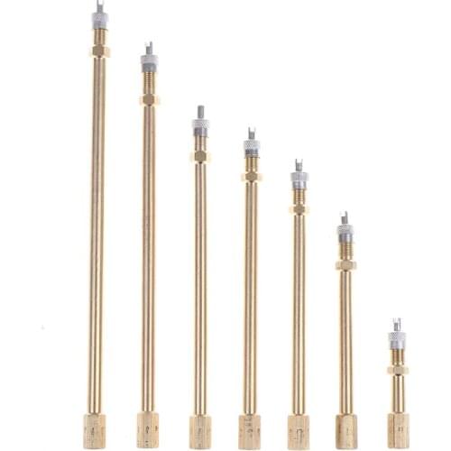 7Styles Car Auto Truck Brass Wheel Tire Valve Cap Tyre Stem Extension Pole Extender