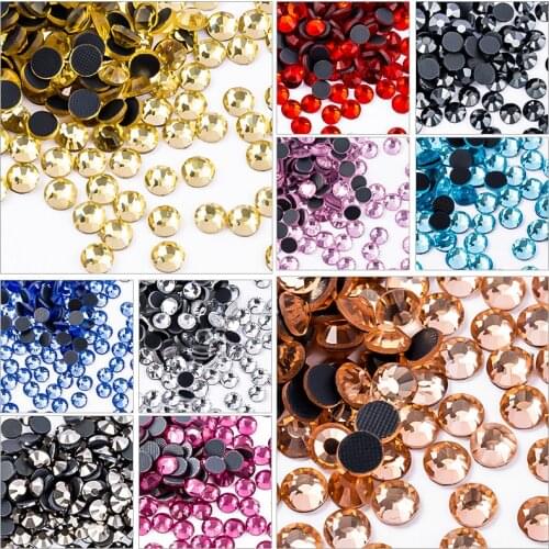 Multi Size High quality стразы Hot Fix Rhinestone Flatback Best Glass Crystal Hotfix Rhinestone Glitter Iron on Rhinestone Cloth