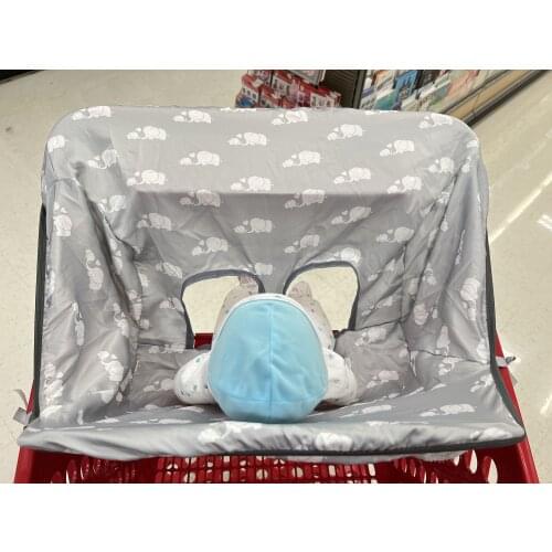 Infant supermarket grocery shopping cart cover baby seat Pad anti-dirty cover Kids Traveling Seat Cushion No dirty portable