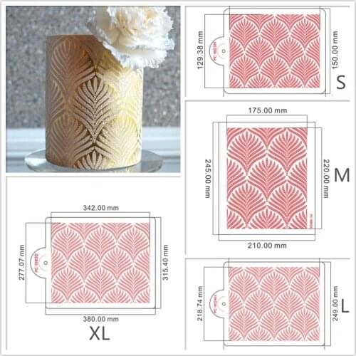 Wedding Cake Stencil Flower and leaf cake decorating tools wedding cake decoration fondant cake mold