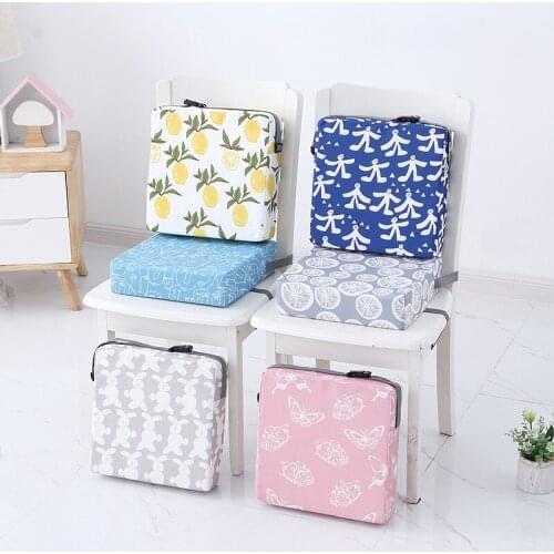 Baby Heightening Cushion 8CM Portable Multi-functional Pads For Childrens Learning Dining Chair Seats Sponge Liners Accessories