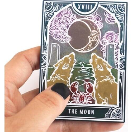 Q39C Tarots Card Resin Mold Silicone Mold for Resin Casting Epoxy Molds for DIY Personalized Tarots Card Games Resin Jewelry