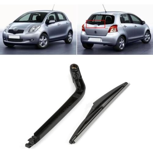Rear Wiper Replace For TOYOTA Yaris 2008-2013 Series Car Wiper Arm + Blade Complete Set