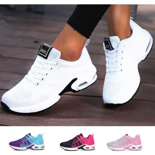 JWC Women Breathable Casual Shoes Women Running Sneakers Lightweight Soft Sneakers Footwear Outdoor Sports Fashion Shoes