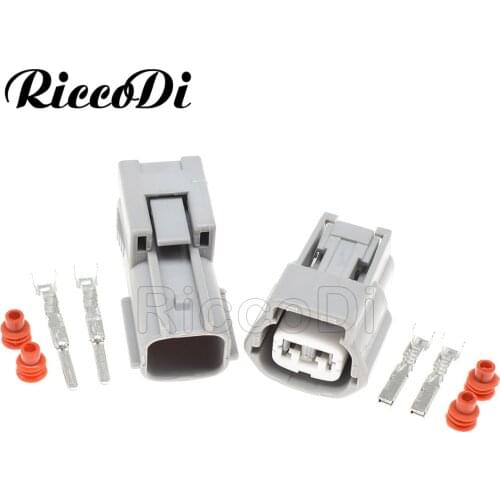1/5/10/20Set Sumitomo 2 pin Female Male Connector 6189-077 Engine E-RS Water Temperature Sensor ECT Connector for Nissan Hyundai