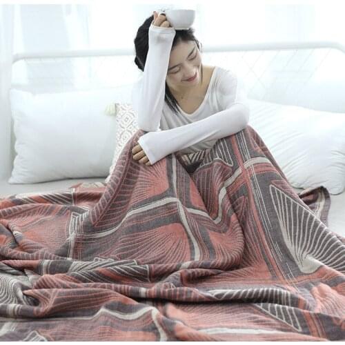 Gauze Summer Bedding Quilted Blanket Travel Baby Kids Sleeper Comforter Newborn Wraps Covering Plaid