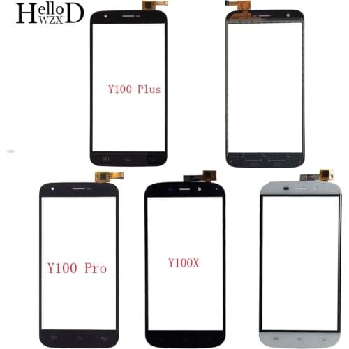 Mobile Touch Screen Panel For Doogee Y100 Plus Y100 Pro Y100X Touch Screen Digitizer Panel Front Glass 3M Glue Wipes