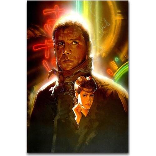 Hot Classic Movie 1982 Blade Runner Harrison-Silk Art Poster Wall Sticker Decoration Gift