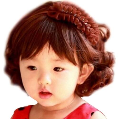 Lovely Adorable Boys Girls Hair Wig Full Head Children Wigs Cute Kids Daily Wearing Hairpiece For 5-10 Years Old