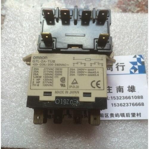 G7L-2A-TUB 200-240VAC Relay