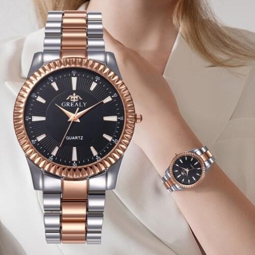 Reloj mujer 2020 New Fashion Women Watches High Quality Steel Strap Quartz Wrist Watch Gold Montre Femme Relogio Feminino Clock