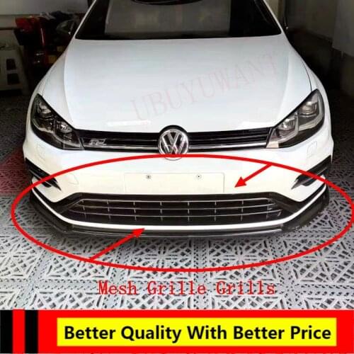 CAR Front bumper Air Vent Mesh Grille Grills FOR 2018 2019 VolksWagen MK7 R-line Not MK7 And Not GTi