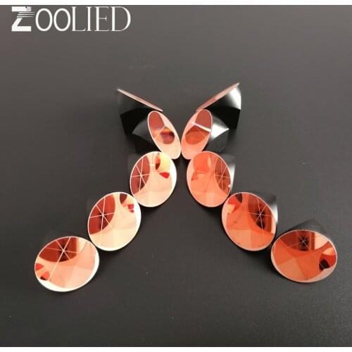 5PCS/LOT Optical Glass K9 Retroreflector Prism Laser Level Beam Reflection 25.4mm Trihedral Corner Prisma 5 arc secs return Beam