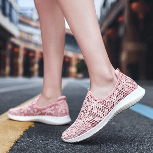 Pink Shoes 2019 Womens Sabot Shoes Knit Womens High Top Sneakers Stripe Sneakers Woman Massive Sole Tennis Espadrilles For Men
