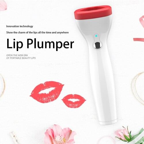 Silicone Lip Plumper Device Automatic Lip Plumper Electric Plumping Device Beauty Tool Fuller Bigger Thicker Lips for Women