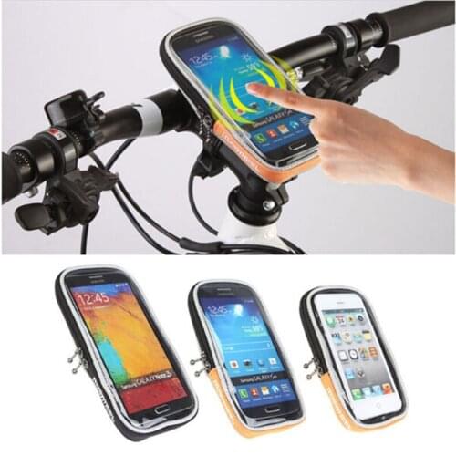 4.2"4.8"5.5" ROSWHEEL Bicycle Mobile Phone Case Touch Screen Bycicle Bike Handlebar Bag Rianproof Panniers Front Cycling Basket