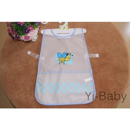 YB0001-03 Baby bib Infant saliva towels Painting clothes Baby Waterproof bib drawing 12Pieces/Set Free Shipping
