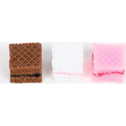 10Pcs Mixed Resin Flatback Square Cake Embellishment Cabochon Cartoon Decoration Scrapbooking Diy Craft Supplies Accessories