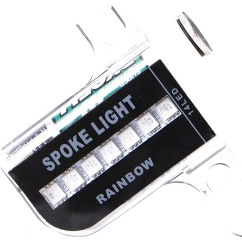 14 LED Motorcycle Cycling Bicycle Bike Wheel Signal Tire Spoke Light 30 Changes