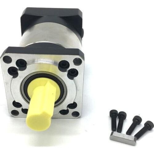 4:1 speed ratio 4 NEMA52 7Arcmin planetary reducer 6000rpm 24mm Input Gearbox For 130MM Flange Servo Motor High precision