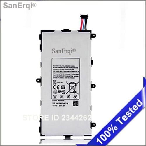 Battery For Samsung Galaxy Tab 3 7.0 SM T210 T211 T215 GT P3210 P3200 4200mAh Replacement T4000E SanErqi