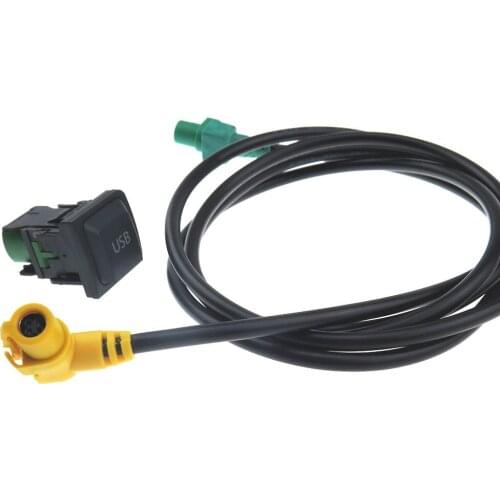 Car Kit Original USB Interface Adapter Cable Plug 5KD035726A + Wire For RCD510 RNS315 GOLF Passat MK5 MK6 Scirocco 5KD 035 726 A