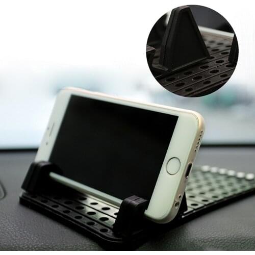 Car Anti-Slip Mat Multi-function Mobile Phone Navigation Free-Adjust Non-slip Pad Auto Dashboard Decoration For Phone 17X10.5CM